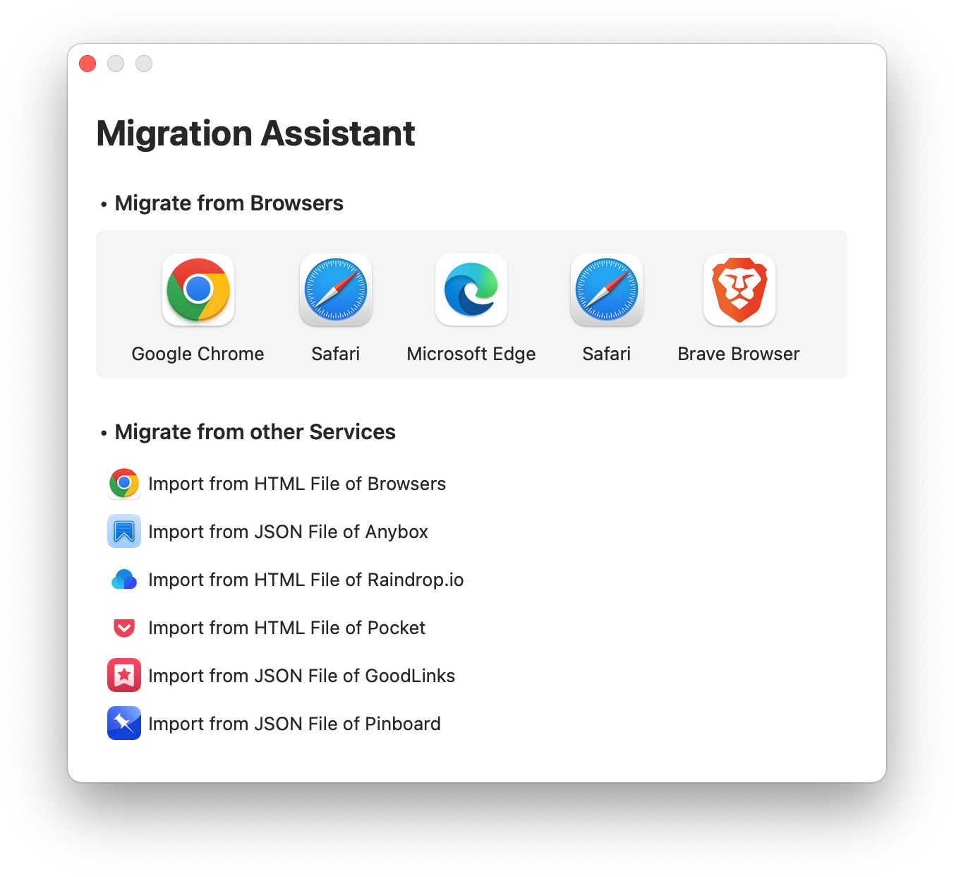 Migration Assistant